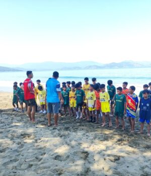 Latihan Fisik Rutin SSB Taliang Maras, Kelompok U-11 dan U-13 Fokus pada Pembentukan Kebugaran Dasar